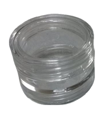 Plastový kelímek S03 kulatý  5ml, transparent stohovatelný  - 1