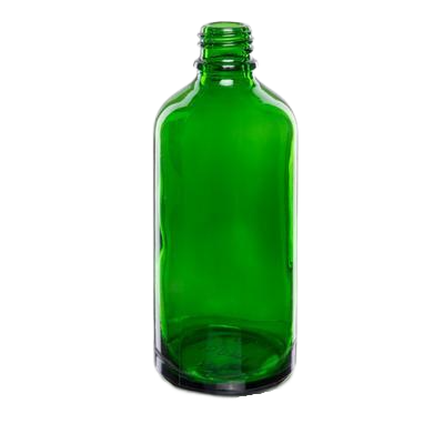 Skleněná lahvička EMI zelená 100ml - 1