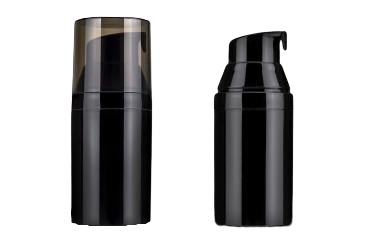 Airless lahvička černá 30ml BALI, kouřové víčko - 1