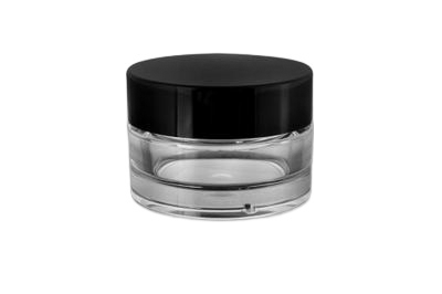Kosmetický kelímek SAN 30ml - černé víčko - 1