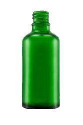 Skleněná lahvička SOFI zelená 50ml - 1