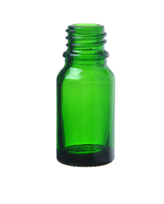 Skleněná lahvička CLARI zelená 10ml
