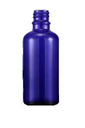 Skleněná lahvička SOFI modrá 30ml - 1