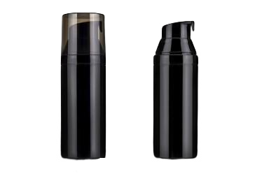 Airless lahvička černá 50ml BALI, kouřové víčko - 1