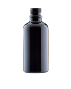 Skleněná lahvička CLARI černá 30ml