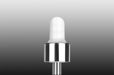 Pipeta bílo-stříbrná  SOFI  uzávěry plast/sklo 15ml 56mm - 2
