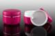 Růžový kelímek  5ml se stříbrným proužkem na kosmetiku s mezivíčkem AISHA  - 2/2