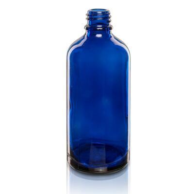 Skleněná lahvička EMI modrá 100ml - 2