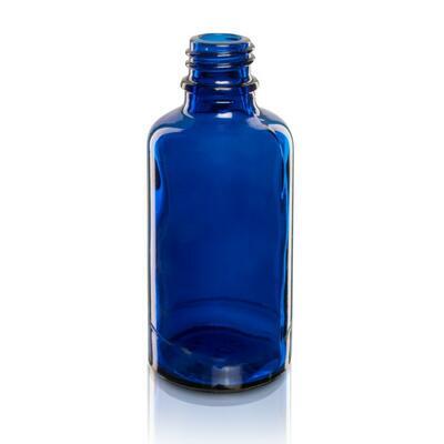 Skleněná lahvička EMI modrá 50ml - 2